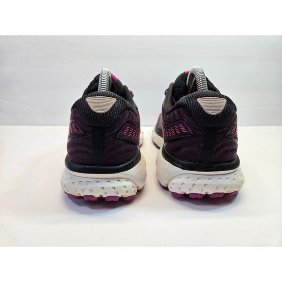 Brooks Womens Ghost 12 1203051B063 Purple Black Running Shoes Lace Up Size 9.5 B - Picture 4 of 8